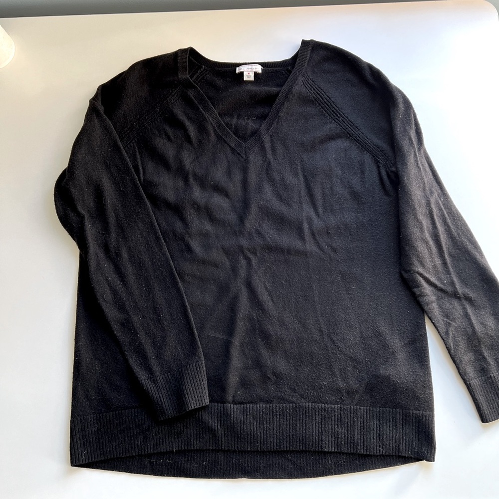 Merino Wool Gap Sweater v neck